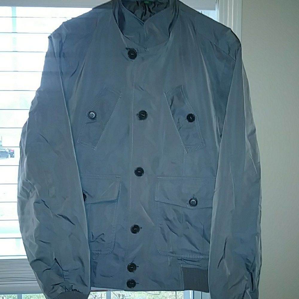 Silver Unisex Jacket Benetton